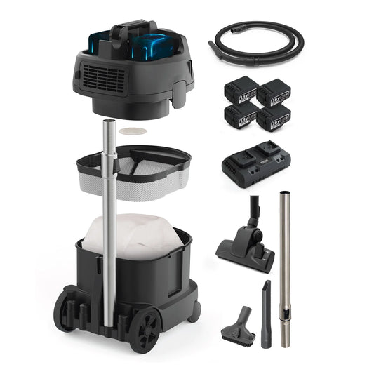 Pullman Advance Li-Tek Pro Cordless Commercial Vacuum Cleaner 120 minutes runtime