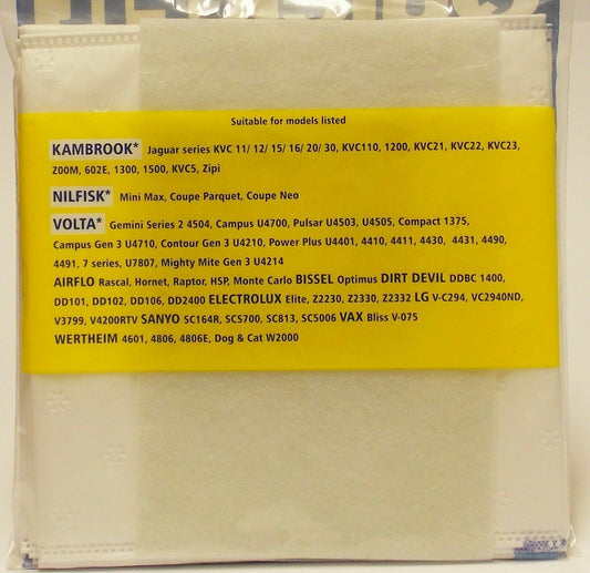 10 Synthetic Vacuum Cleaner Bags same as QB832 Suit Nilfisk Volta Vax Wertheim