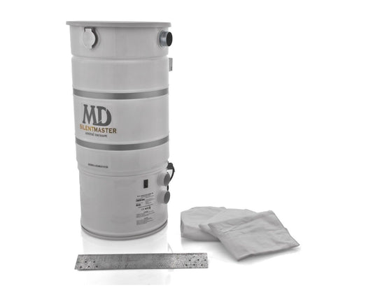 Silent Master Ducted Central Vacuum Cleaner Dual Motor 12 Year Warranty Designed and Assembled in the USA