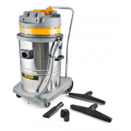 Pullman CB60-SS 60L Two Motor Stainless Steel Wet and Dry Commercial Vacuum Cleaner