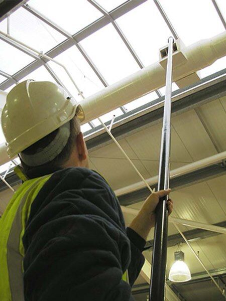 Kerrick SKYVAC INDUSTRIAL 85 Roof and Gutter 2000W Vacuum Cleaner with Wireless Camera and 9 meter reach