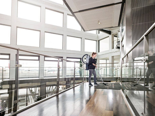 Nilfisk GD5 Battery Powered backpack Commercial Vacuum Cleaner 1 Hour RunTime