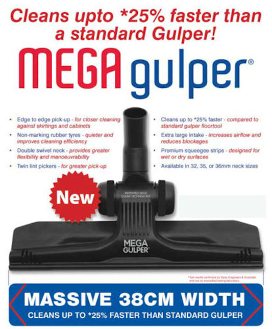 Mega Gulper Vacuum Cleaner Floor Tool 32mm AND 35mm Suits Most Vacuums