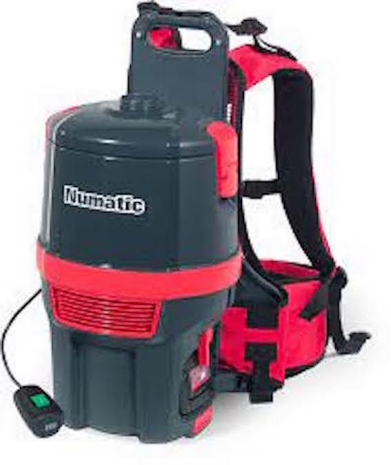 Cordless Numatic RSB150NX BackPack Commercial Vacuum Cleaner 80 Minutes Run Time