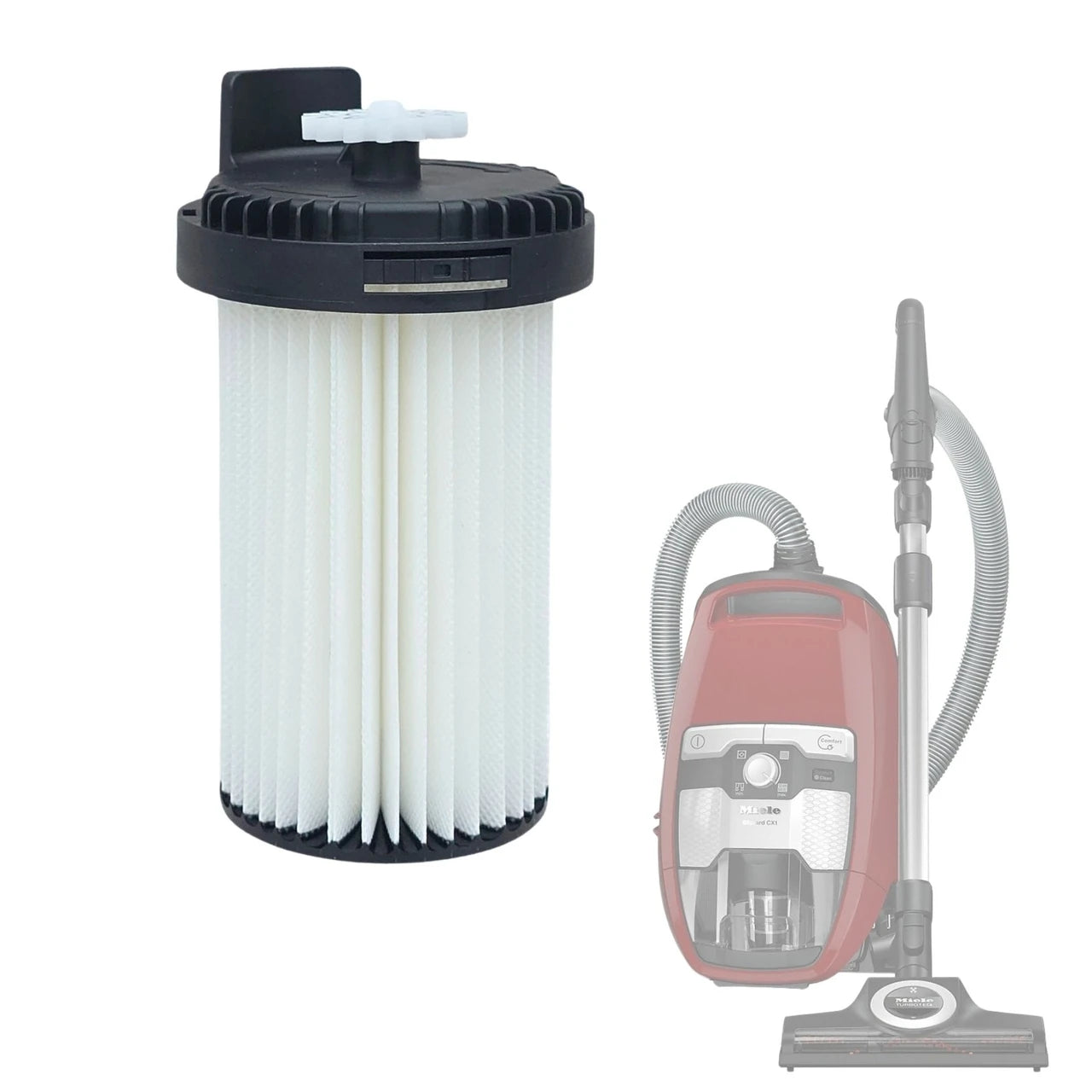 HEPA H12 Fine Dust Cartridge Filter for Miele Blizzard CX1 Bagless Vacuum Cleaner