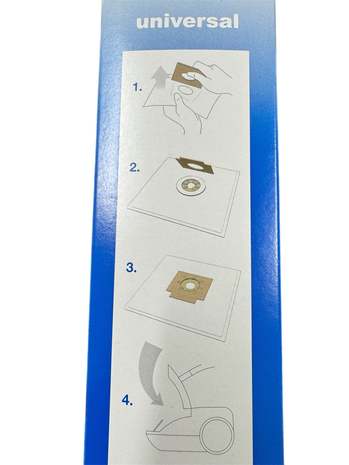 8 Universal Unifit Bags Fits Most vacuum cleaners using collar from your old bag