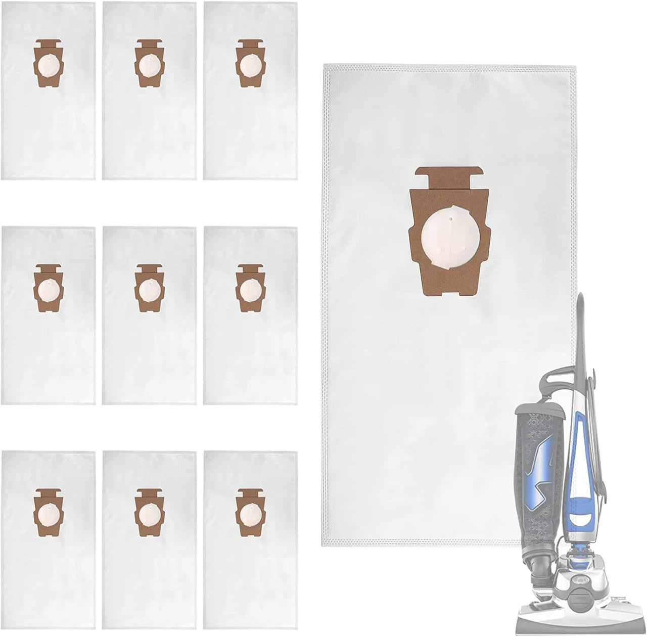 F Style Synthetic Vacuum Cleaner Bags (10 Pack) For Kirby Avalir, Sentria & G Series