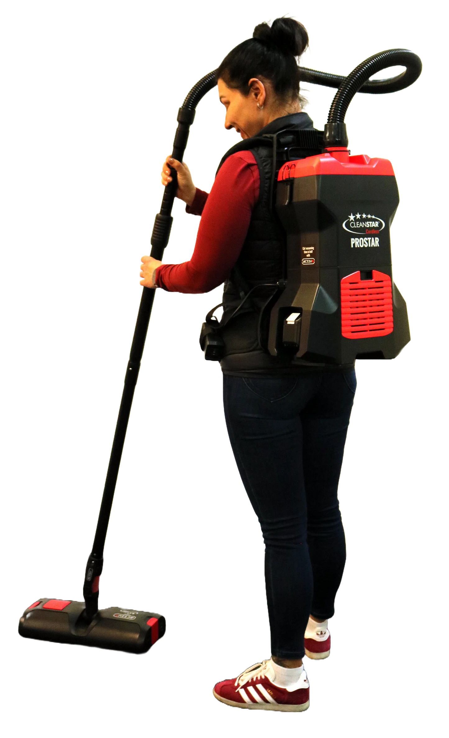 Cleanstar Activ8 Cordless Powerhead & Sweeper suits most vacuum cleaners