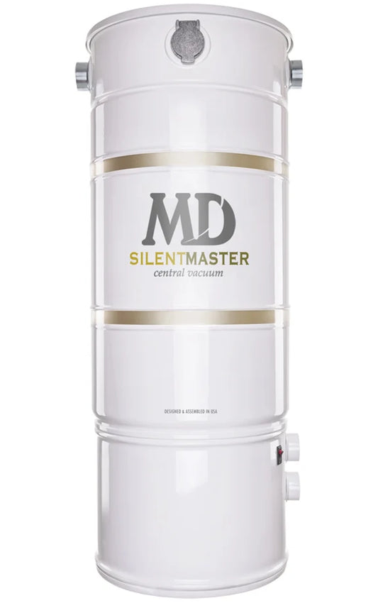 Silent Master Ducted Central Vacuum Cleaner Dual Motor 12 Year Warranty Designed and Assembled in the USA