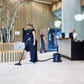 Nilfisk VP500 cordless battery powered commercial vacuum cleaner 90 minutes runtime
