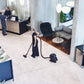Nilfisk VP500 cordless battery powered commercial vacuum cleaner 90 minutes runtime