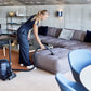 Nilfisk VP500 cordless battery powered commercial vacuum cleaner 90 minutes runtime