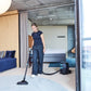 Nilfisk VP500 cordless battery powered commercial vacuum cleaner 90 minutes runtime