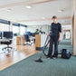 Nilfisk VP500 cordless battery powered commercial vacuum cleaner 90 minutes runtime