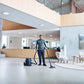 Nilfisk VP500 cordless battery powered commercial vacuum cleaner 90 minutes runtime