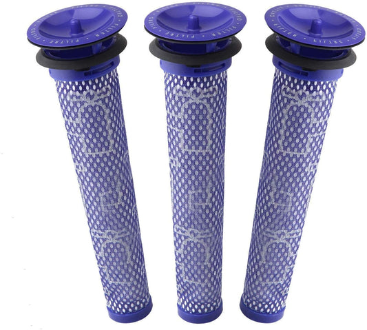 Washable Filters (3 Pack) - For DYSON V6, V7, V8, DC58, DC59, DC61, DC62 Models
