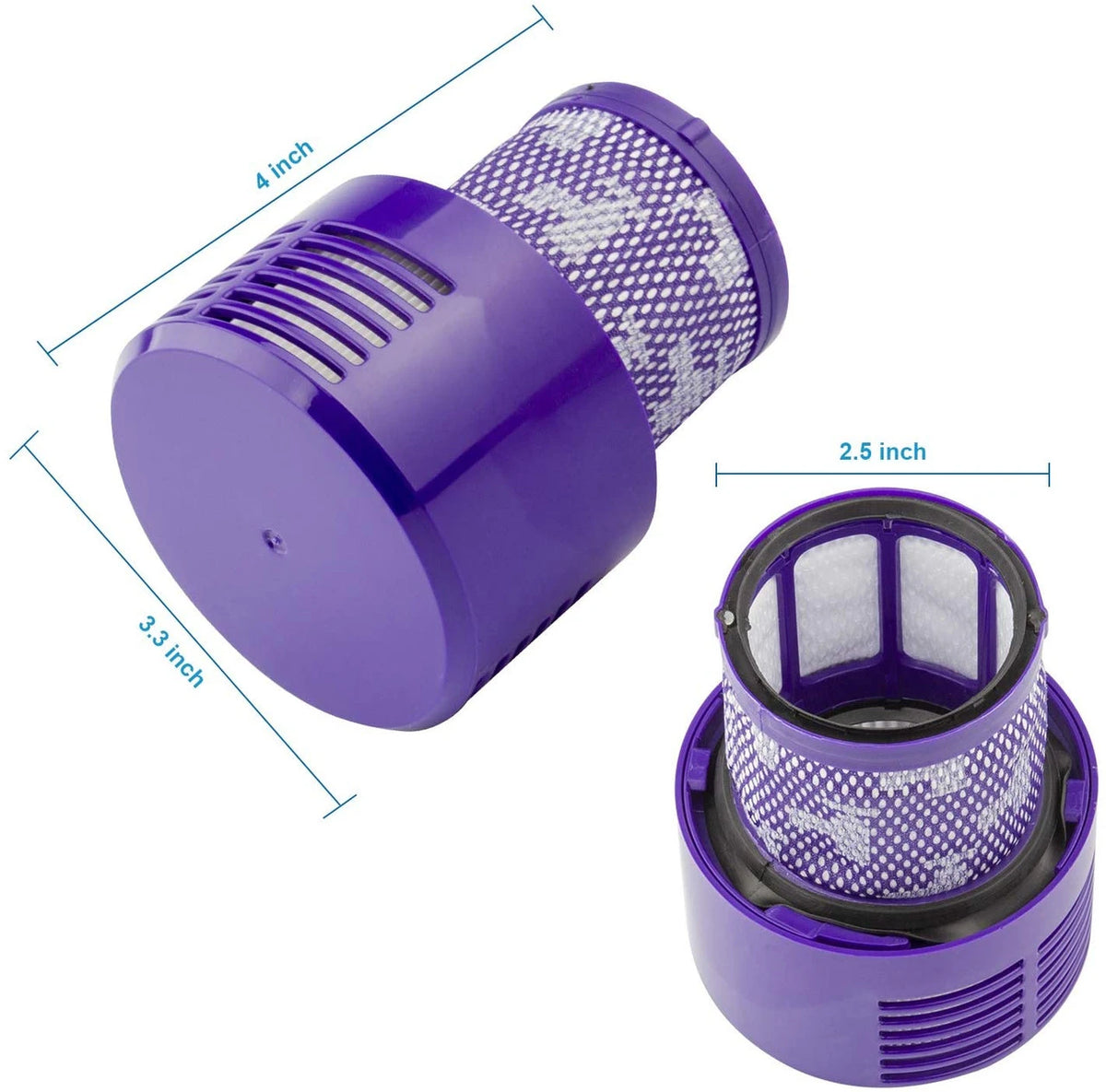 Washable HEPA Filter for Dyson V10 SV12 SV27