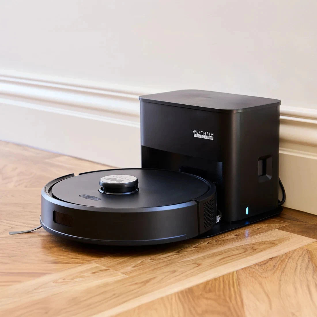 Wertheim SpinBot Pro Robot Vacuum Cleaner with Auto Empty Station