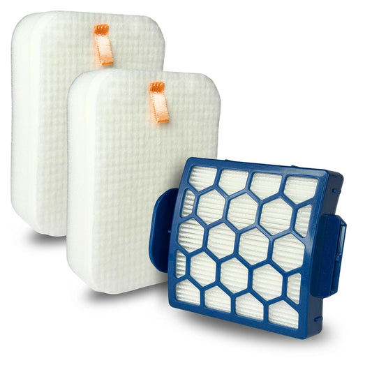 Vacuum Cleaner Filter kit for Shark Navigator Pet ZU62, ZU60 comparable to 1238FT60 and 1239FT60