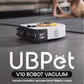 UBPET V10 22000 Pa Cyclone Robot Vacuum Cleaner, Designed for Pet Hair