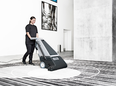Nilfisk GU700A Large Area Commercial Upright Vacuum Cleaner. Cleaning Path 640mm