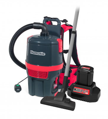 Cordless Numatic RSB150NX BackPack Commercial Vacuum Cleaner 80 Minutes Run Time
