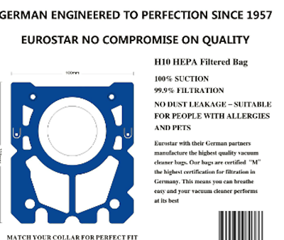 5 HEPA Synthetic Vacuum Cleaner Bags Suit Most Electrolux
