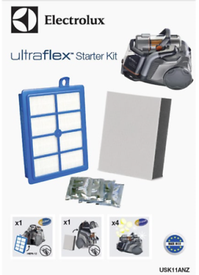 Genuine Electrolux SilentPerfomer Bagless and UltraFlex Starter Kit Filter Pack HEPA USK11A USK11ANZ