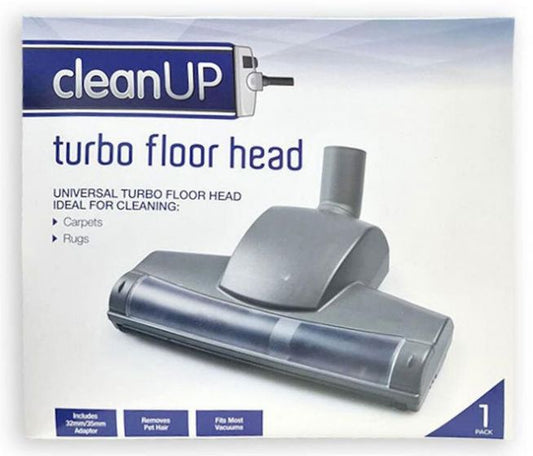 Clean Up Turbo Head Brush Suits Most Vacuum Cleaners and Ducted Vacuums