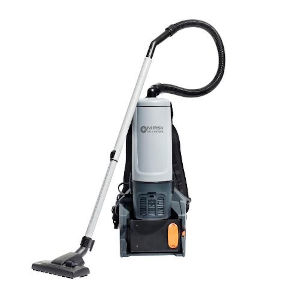Nilfisk GD5 Battery Powered backpack Commercial Vacuum Cleaner 1 Hour RunTime