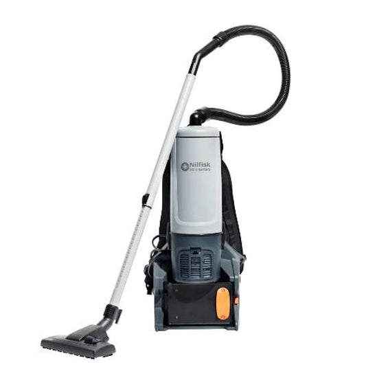 Nilfisk GD5 Battery Powered backpack Commercial Vacuum Cleaner 1 Hour RunTime