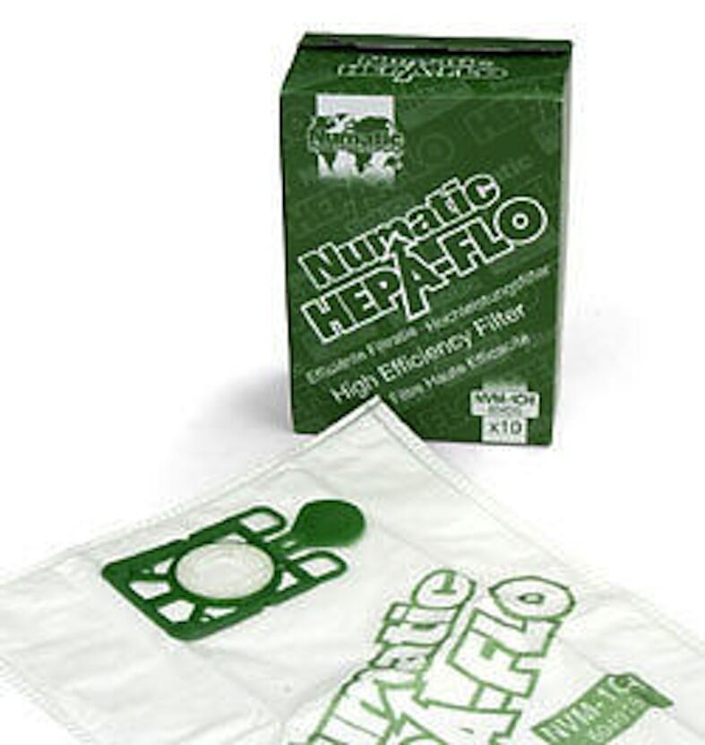 10 Genuine Numatic NVM-1CH HepaFlo Vacuum Cleaner Bags for Henry Junior Hetty James and more