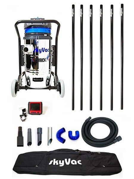 Kerrick SKYVAC Panda 440 Roof and Gutter 3 Motor Vacuum Cleaner with wireless camera & poles 9 m reach