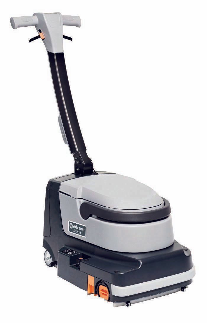 Nilfisk SC250 Battery Scrubber Dryer Sweeper Compact Walk Behind